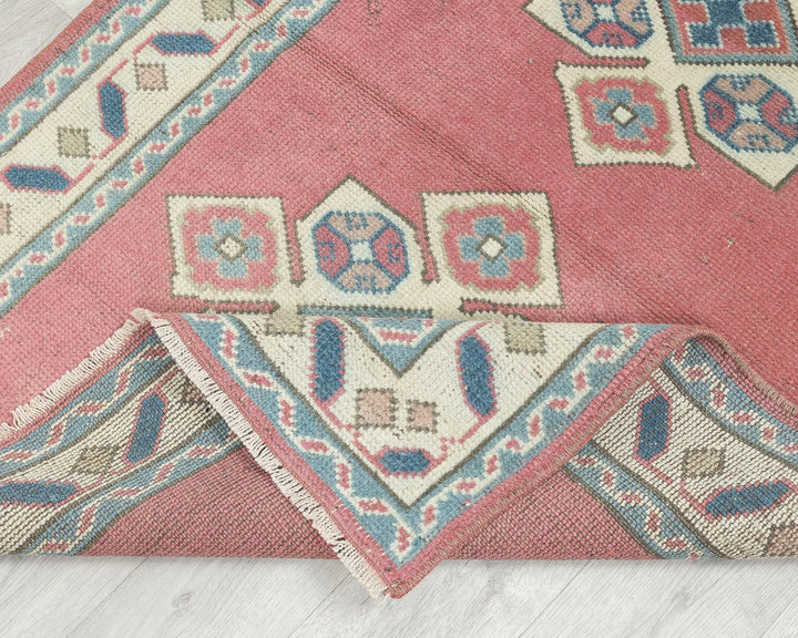 Multicolor Turkish Oushak Rug 2'11" x 4' Hand-Knotted | No. VR10272