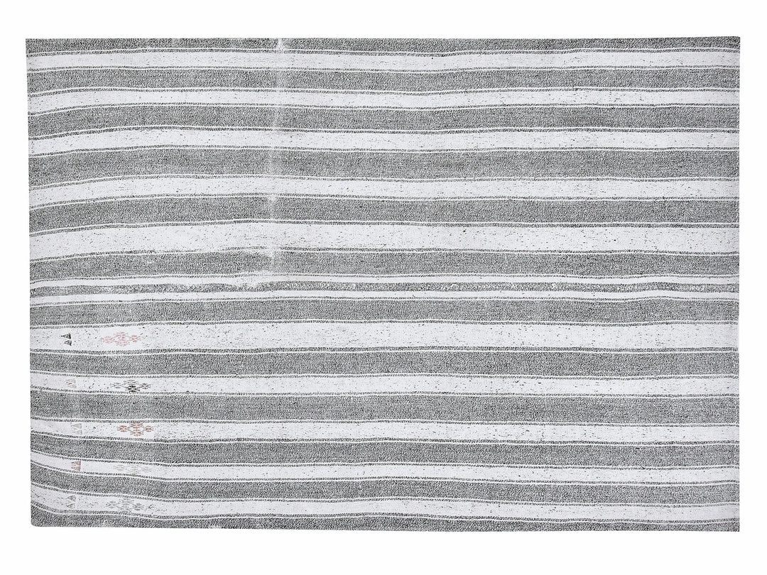 Gray Kilim Rug 6' 8" x 7' 8" | No. VR10361