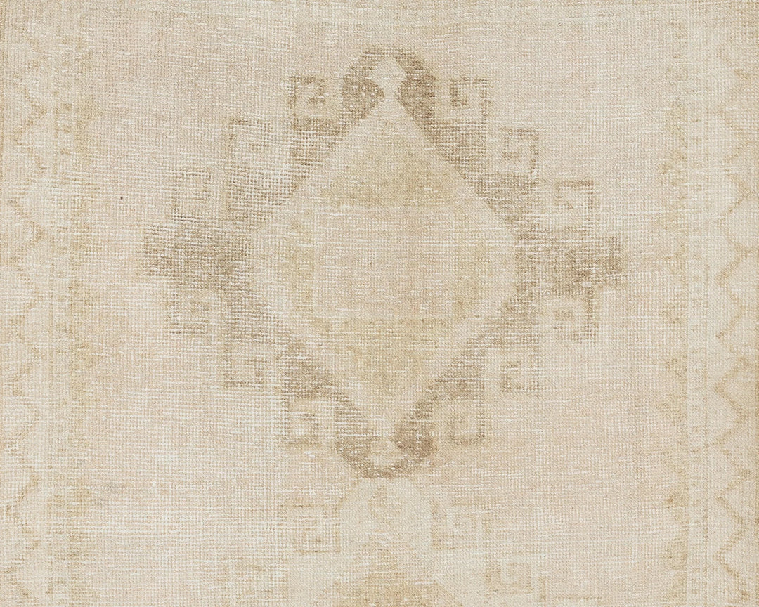 Multicolor Turkish Oushak Rug 3'10" x 10'1" Hand-Knotted | No. VR10376