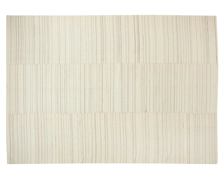 Beige Turkish Kilim Rug 9' 6" x 12' 10" Flat-Weave view 9