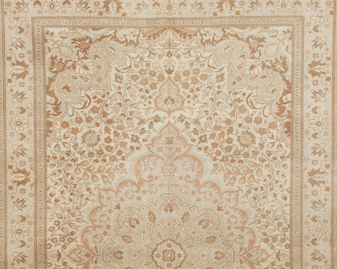 Multicolor Turkish Oushak Rug 6' 2" x 9' 6" Hand-Knotted | No. VR10464
