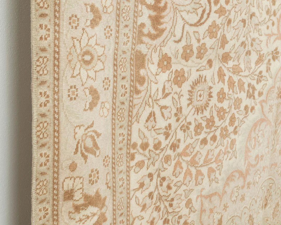 Multicolor Turkish Oushak Rug 6' 2" x 9' 6" Hand-Knotted | No. VR10464