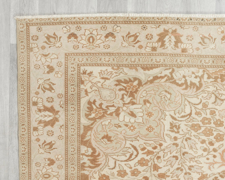 Multicolor Turkish Oushak Rug 6' 2" x 9' 6" Hand-Knotted | No. VR10464