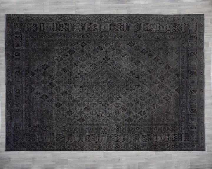 Gray Oushak Rug 9' 6" x 12' 7" | No. VR10499