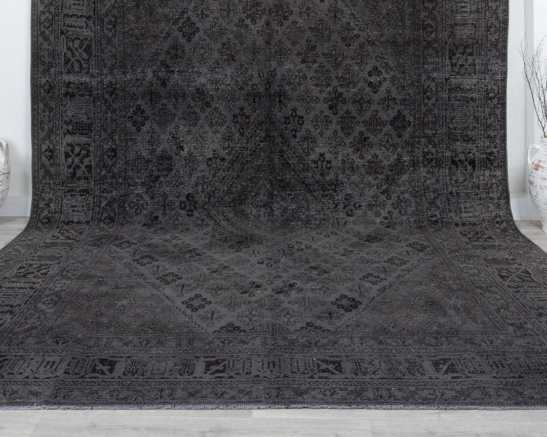 Gray Oushak Rug 9' 6" x 12' 7" | No. VR10499