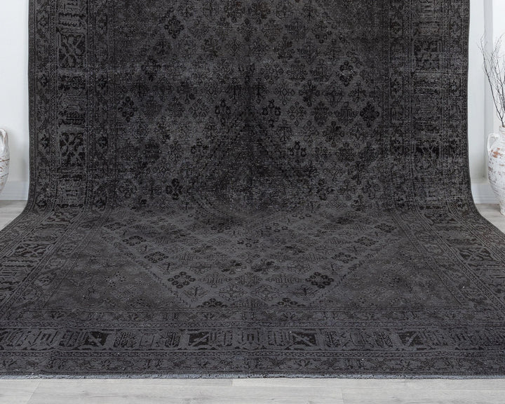 Gray Oushak Rug 9' 6" x 12' 7" | No. VR10499
