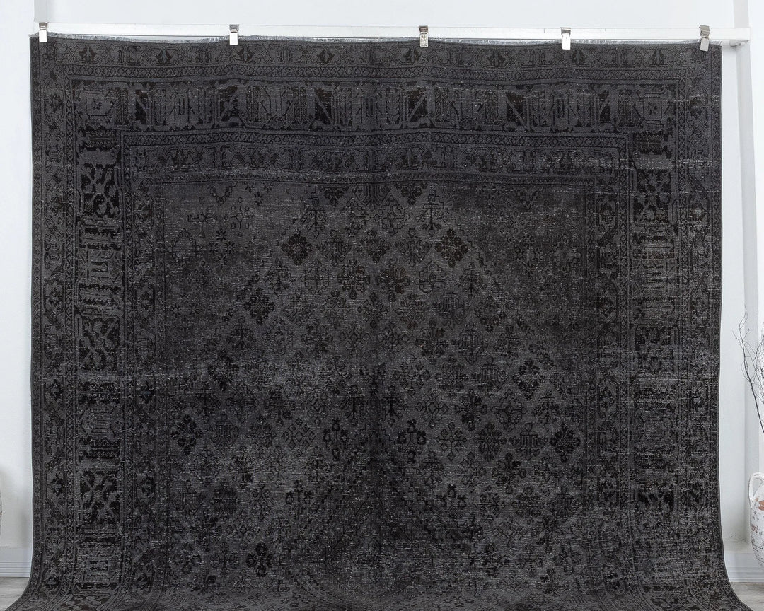 Gray Oushak Rug 9' 6" x 12' 7" | No. VR10499