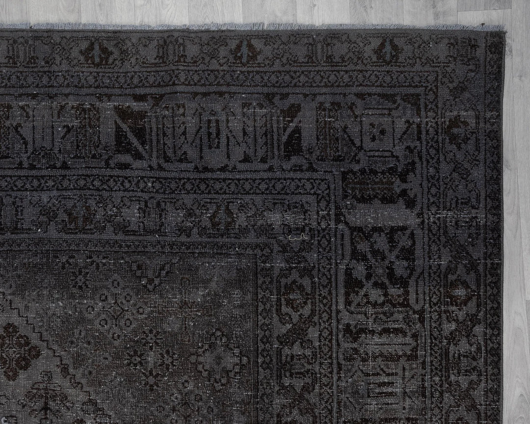 Gray Oushak Rug 9' 6" x 12' 7" | No. VR10499