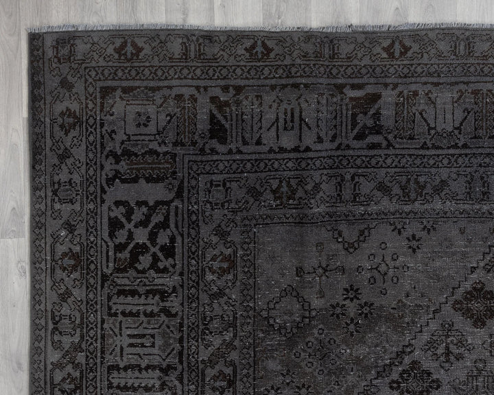 Gray Oushak Rug 9' 6" x 12' 7" | No. VR10499