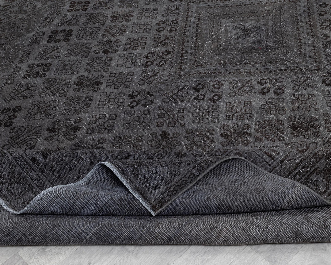 Gray Oushak Rug 9' 6" x 12' 7" | No. VR10499