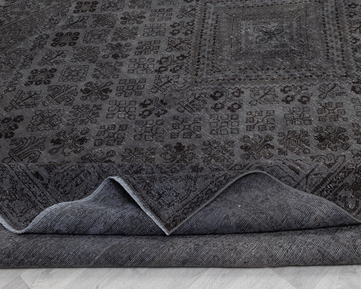 Gray Oushak Rug 9' 6" x 12' 7" | No. VR10499