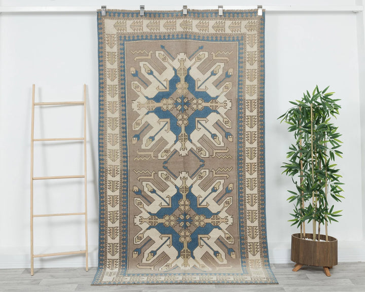 Multicolor Turkish Oushak Rug 8' 4" x 6' 5" Hand-Knotted | No. VR10531