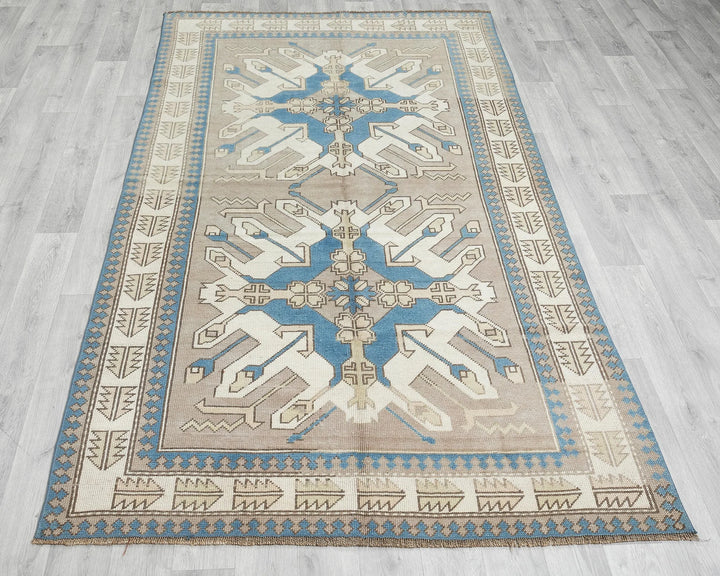 Multicolor Turkish Oushak Rug 8' 4" x 6' 5" Hand-Knotted | No. VR10531