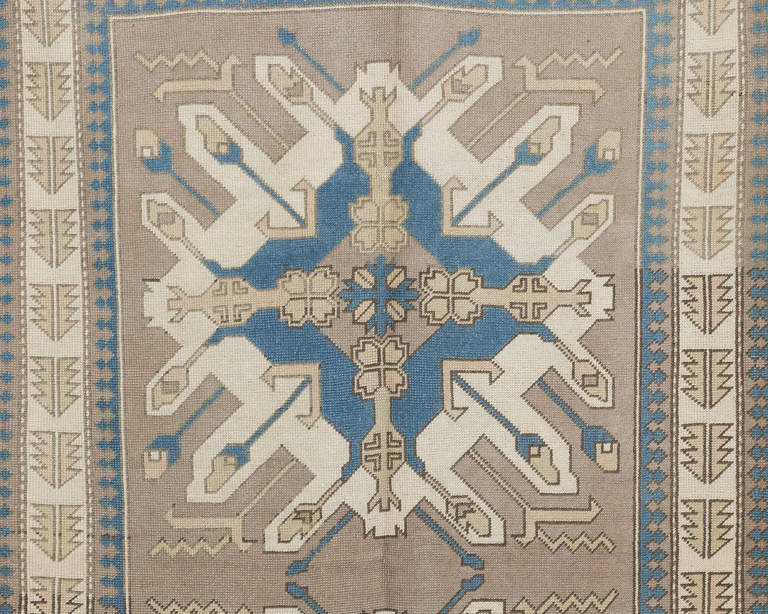 Multicolor Turkish Oushak Rug 8' 4" x 6' 5" Hand-Knotted | No. VR10531