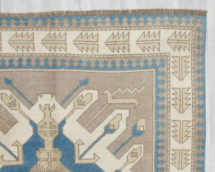 Multicolor Turkish Oushak Rug 8' 4" x 6' 5" Hand-Knotted | No. VR10531