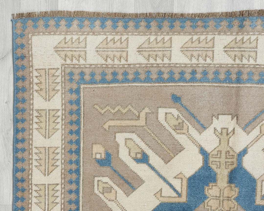 Multicolor Turkish Oushak Rug 8' 4" x 6' 5" Hand-Knotted | No. VR10531