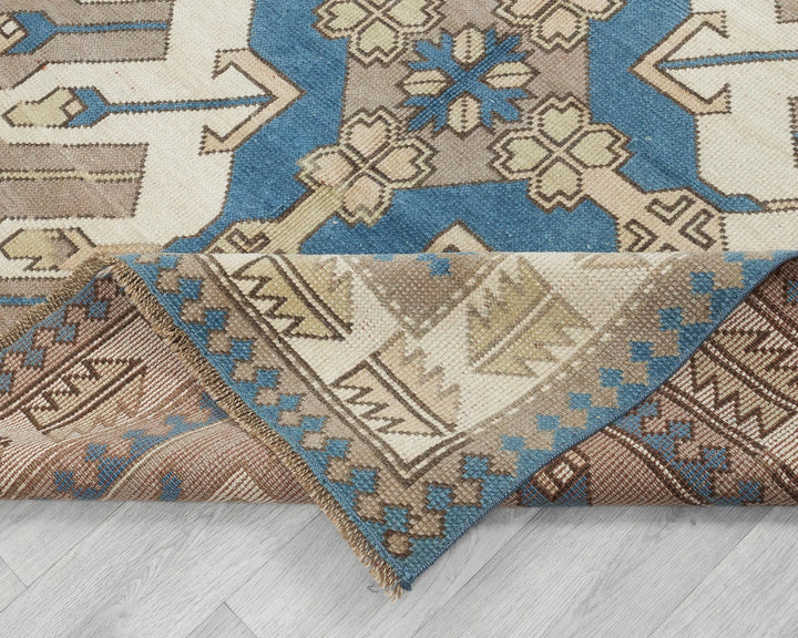 Multicolor Turkish Oushak Rug 8' 4" x 6' 5" Hand-Knotted | No. VR10531