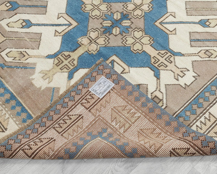Multicolor Turkish Oushak Rug 8' 4" x 6' 5" Hand-Knotted | No. VR10531
