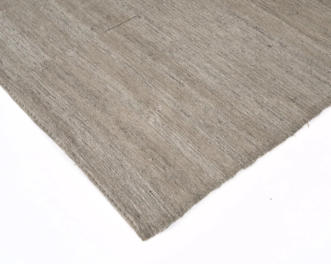 Brown Turkish Kilim Rug 6' 5" x 10' 7" Flat-Weave | No. VR10710