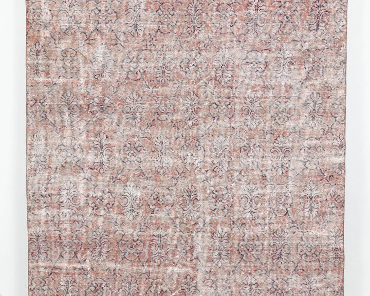 Red Turkish Oushak Rug 5' 4" x 8' 8" Hand-Knotted | No. VR10730