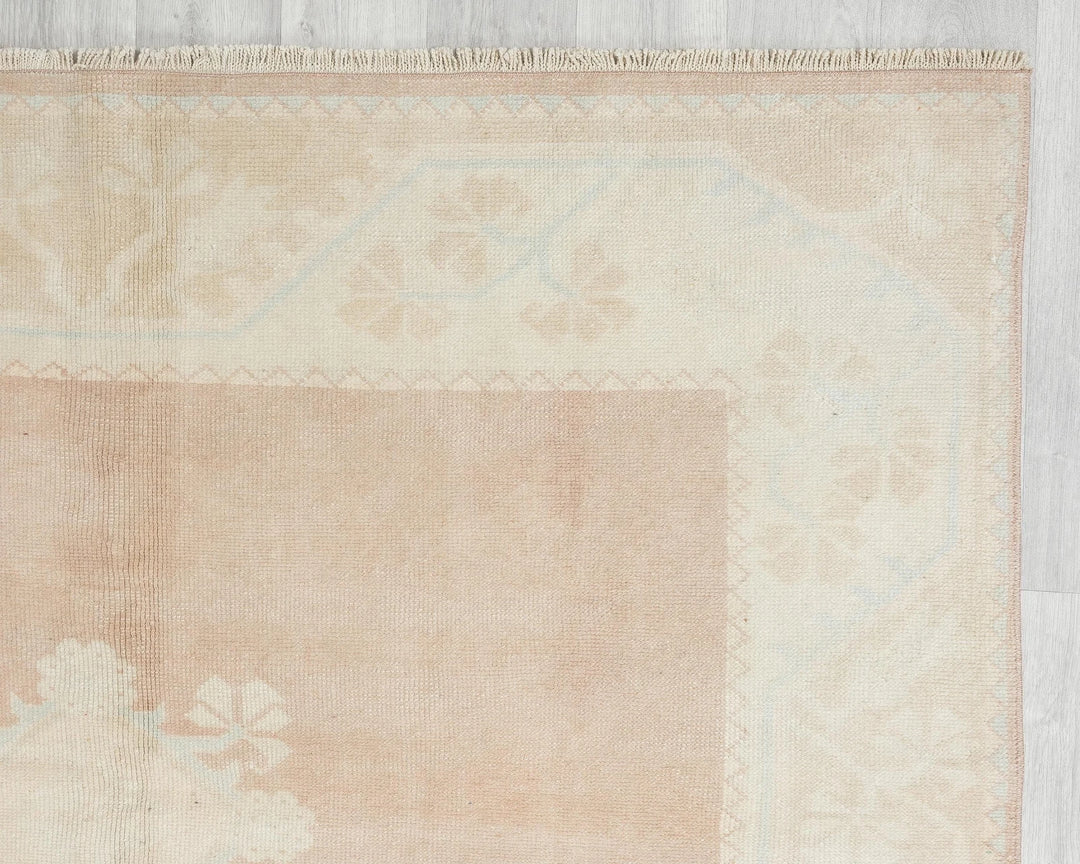 Multicolor Turkish Oushak Rug 5' 3" x 9' 2" Hand-Knotted | No. VR10879