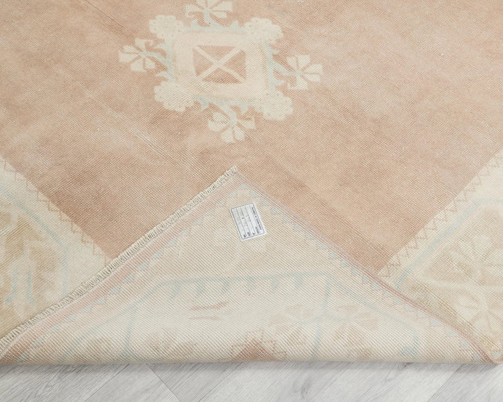 Multicolor Turkish Oushak Rug 5' 3" x 9' 2" Hand-Knotted | No. VR10879