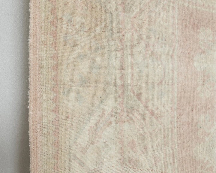 Beige Turkish Oushak Rug 5' 4" x 8' 1" Hand-Knotted | No. VR10921