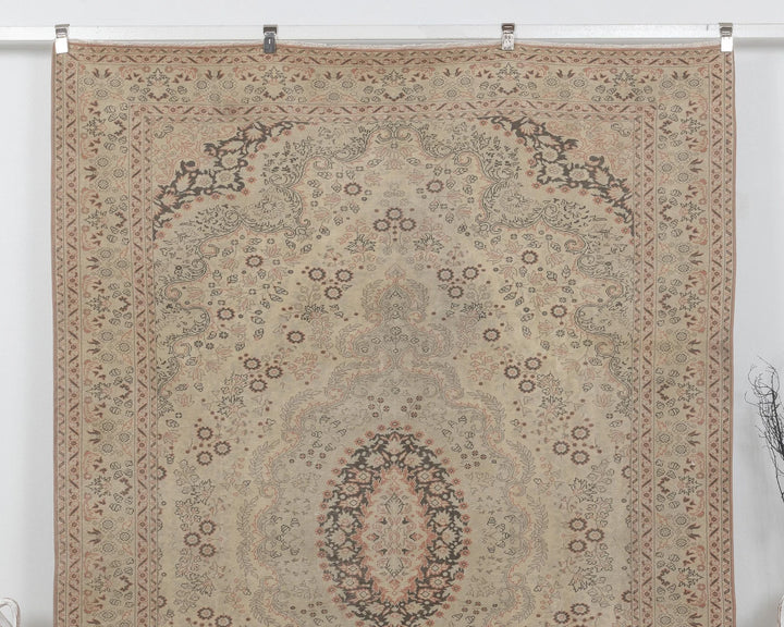 Multicolor Turkish Oushak Rug 6' 5" x 9' 3" Hand-Knotted | No. VR11008