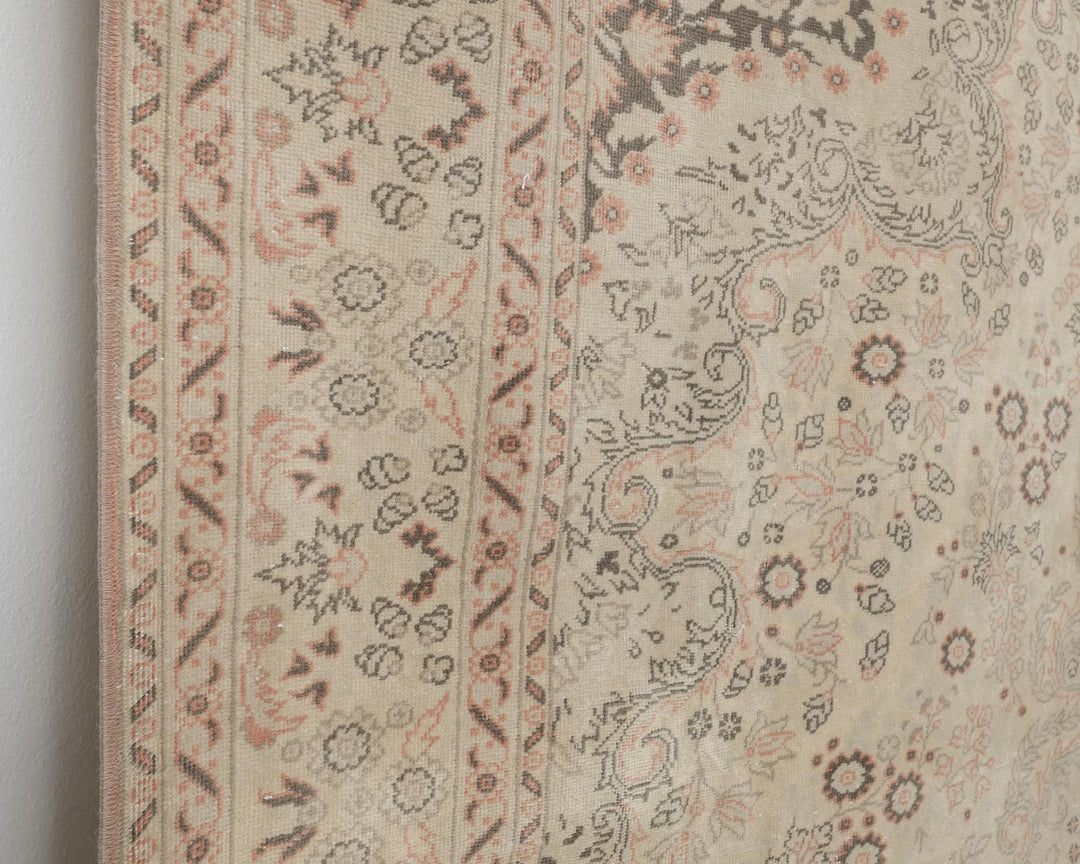 Multicolor Turkish Oushak Rug 6' 5" x 9' 3" Hand-Knotted | No. VR11008