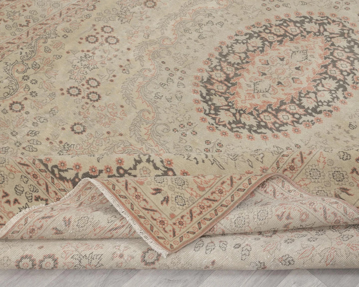 Multicolor Turkish Oushak Rug 6' 5" x 9' 3" Hand-Knotted | No. VR11008