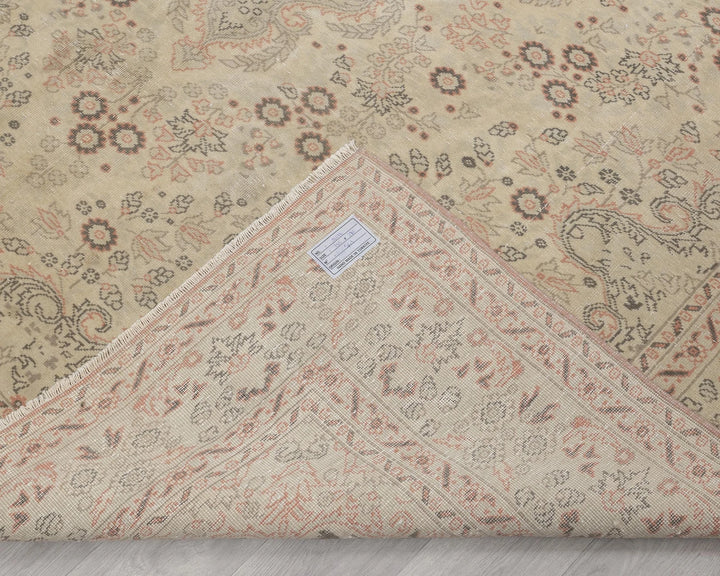 Multicolor Turkish Oushak Rug 6' 5" x 9' 3" Hand-Knotted | No. VR11008