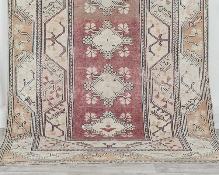 Beige Turkish Oushak Rug 5' x 8' 6" Hand-Knotted view