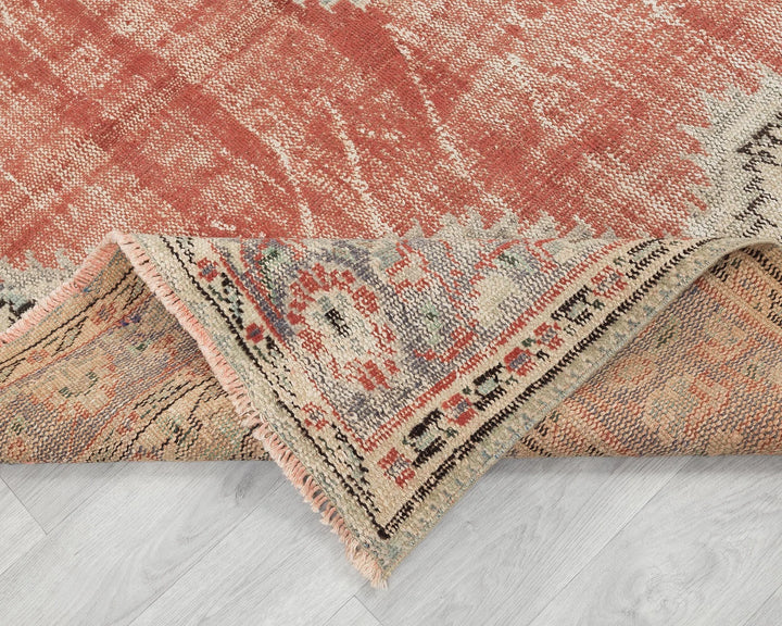 Multicolor Turkish Oushak Rug 6' x 9' 4" Hand-Knotted | No. VR11042
