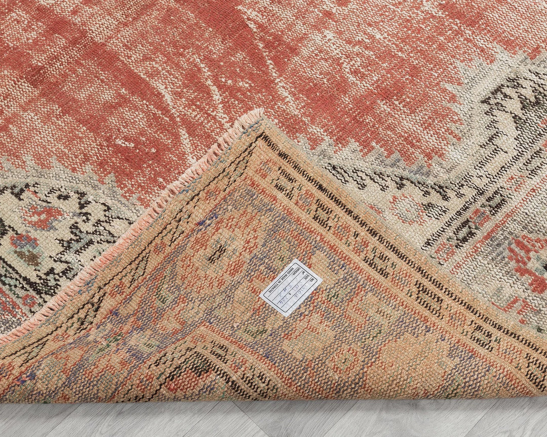 Multicolor Turkish Oushak Rug 6' x 9' 4" Hand-Knotted | No. VR11042