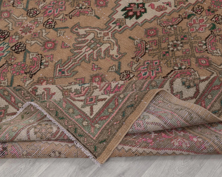 Multicolor Turkish Oushak Rug 6' 11" x 10' Hand-Knotted | No. VR11080