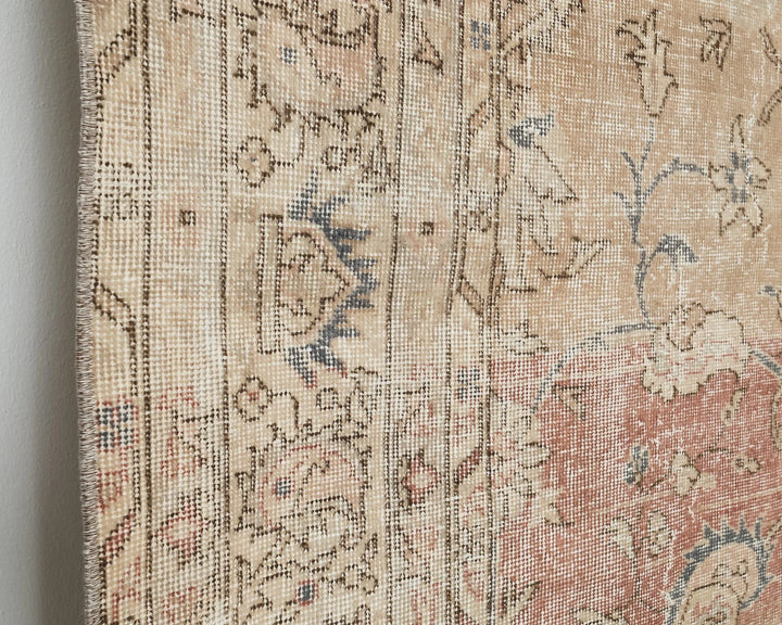 Multicolor Turkish Oushak Rug 6'10" x 9'5" Hand-Knotted | No. VR11119