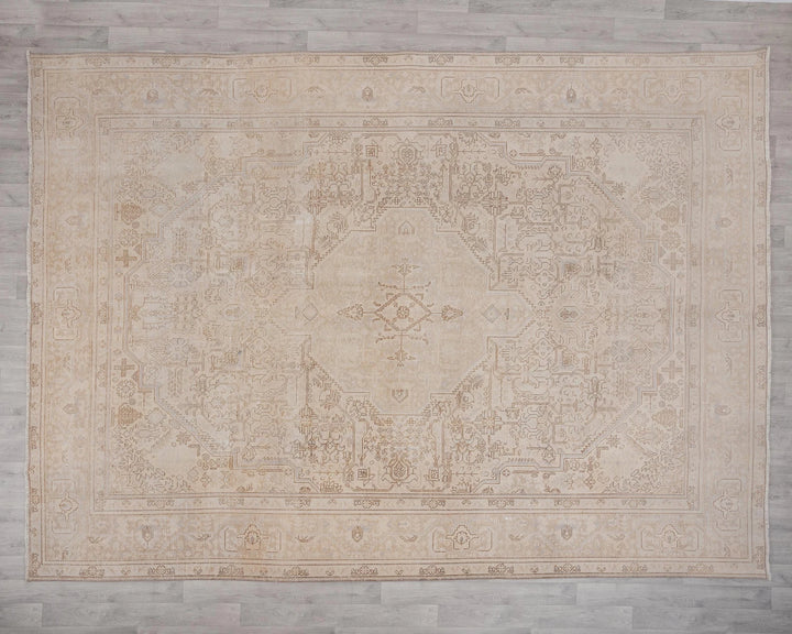 Multicolor Turkish Oushak Rug 9' 5" x 12' 3" Hand-Knotted | No. VR11151