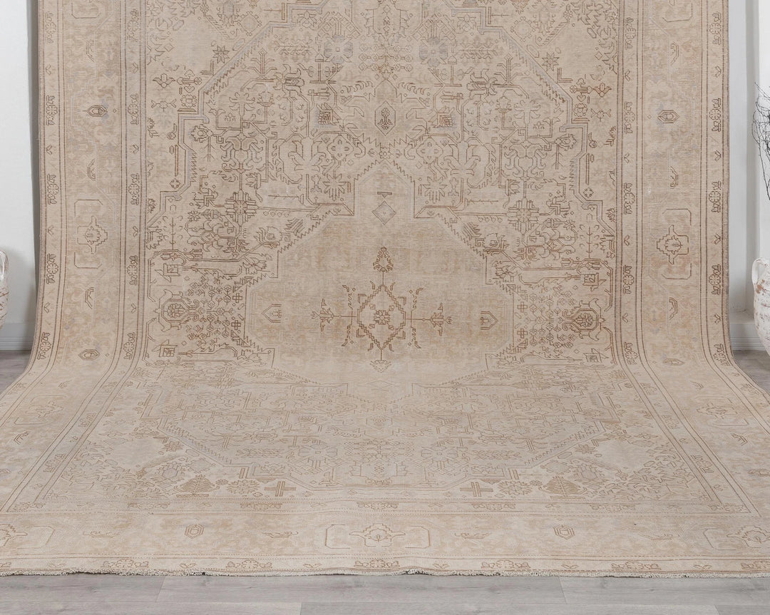 Multicolor Turkish Oushak Rug 9' 5" x 12' 3" Hand-Knotted | No. VR11151