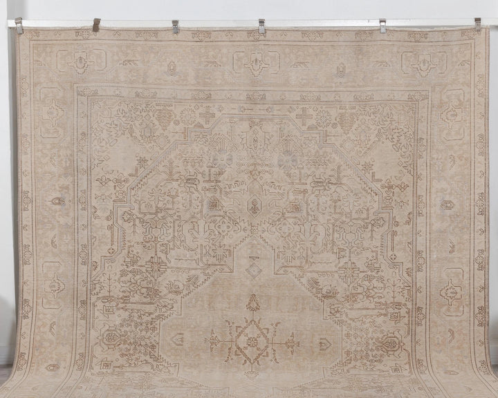 Multicolor Turkish Oushak Rug 9' 5" x 12' 3" Hand-Knotted | No. VR11151