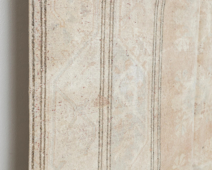 Beige Turkish Oushak Rug 3' 7" x 6' 7" Hand-Knotted | No. VR11222