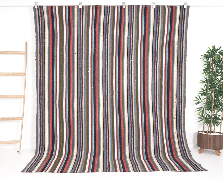 Kilim Rug 6' 9" x 8' | No. VR11368
