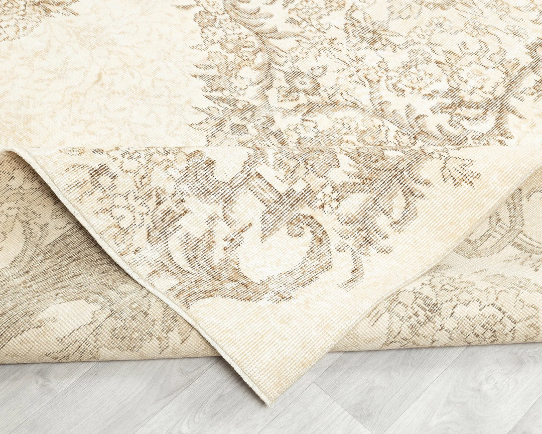 Multicolor Turkish Oushak Rug 10' x 6' 11" Hand-Knotted | No. VR11510