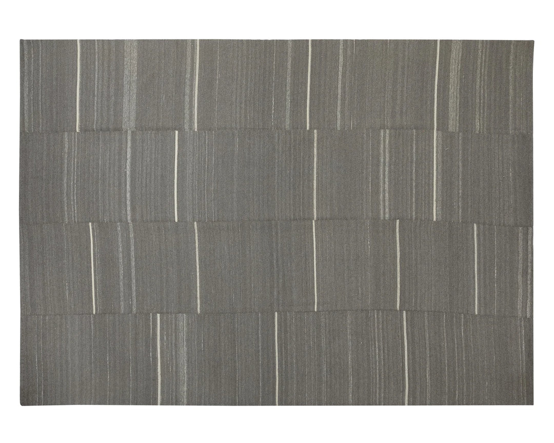 Gray Kilim Rug 9' 5" x 12' 10" | No. VR11550