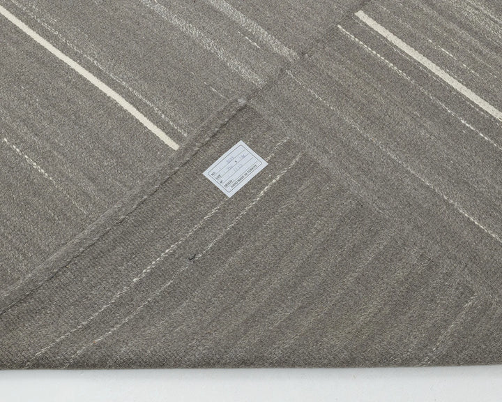 Gray Kilim Rug 9' 5" x 12' 10" | No. VR11550