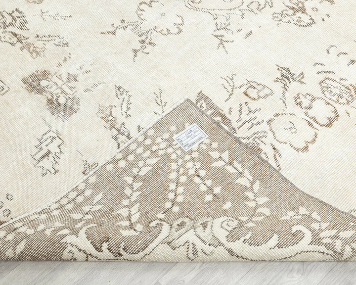 Multicolor Turkish Oushak Rug 6' 2" x 10' 1" Hand-Knotted | No. VR11553