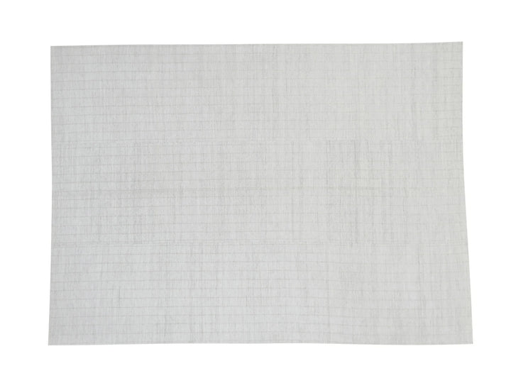 White Turkish Kilim Rug 6' 2" x 8' 6" Flat-Weave | No. VR11621