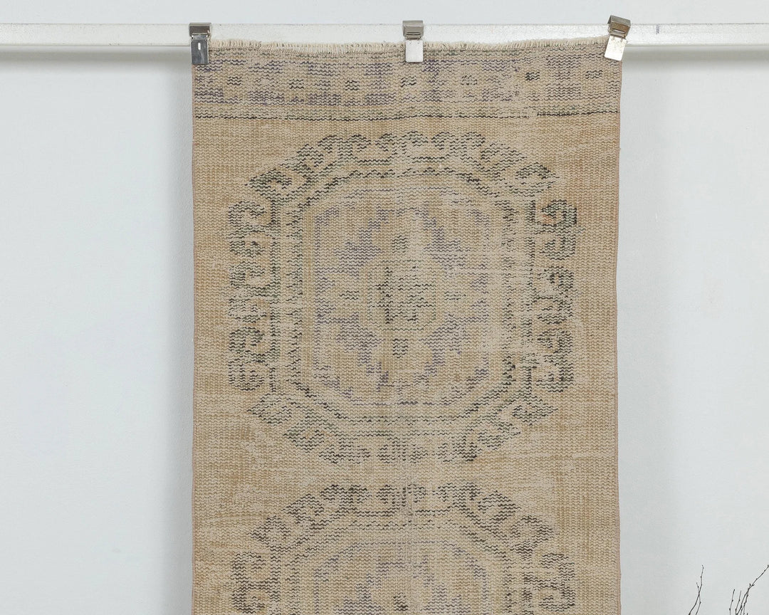 Multicolor Turkish Oushak Rug 2'7" x 11'6" Hand-Knotted view