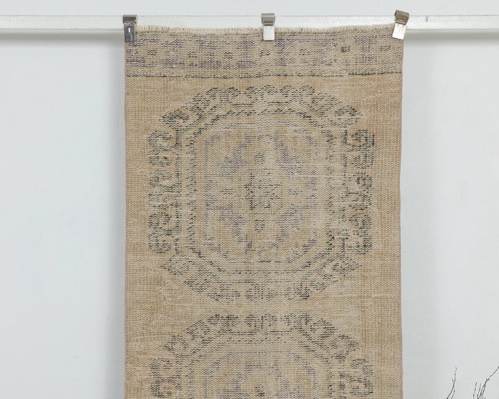 Multicolor Turkish Oushak Rug 2'7" x 11'6" Hand-Knotted view