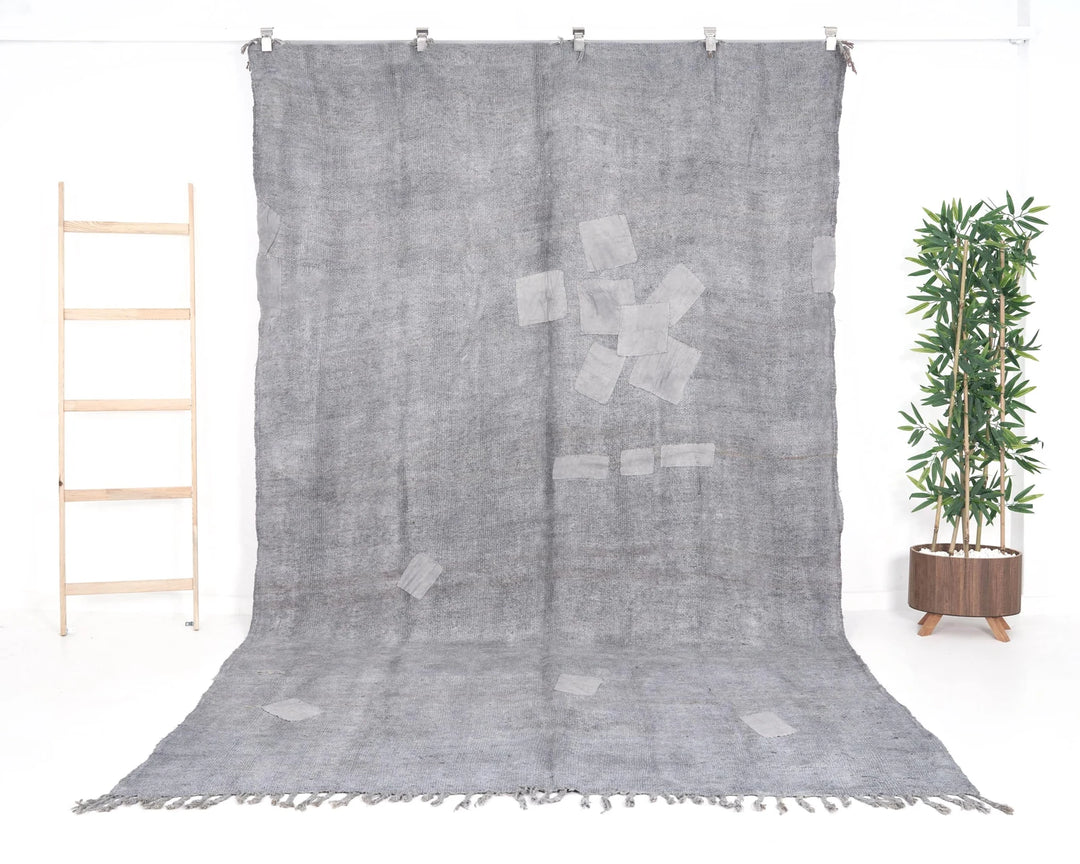 Blue Turkish Kilim Rug 6' 1" x 10' Flat-Weave | No. VR12021
