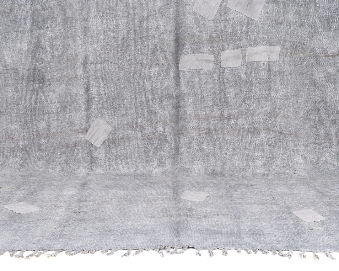 Blue Turkish Kilim Rug 6' 1" x 10' Flat-Weave | No. VR12021